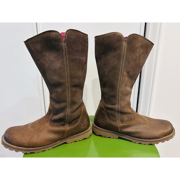 TIMBERLAND‎ 8491R Asphalt Trail Skyhaven Boots Leather Brown Size 5.5 - Picture 10 of 15